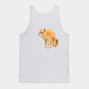 Big ginger cat of the Siberian breed. Tank Top